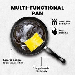 Mac28 in Carbon Steel Pan | 8-16 - 24 in Triple Ring Paella Burner and Stand Set (34 in) | 25 Servings |