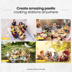 3 Rings Propane Burner for Outdoors | Fits up to 35.43 Inches Pans