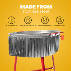 Camp Stove Windscreen | Stainless Steel Cooking Windshield | Stove Windshield for Outdoor Cooking