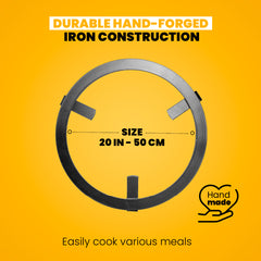 20 in 3-Leg Camping Tripod For Cooking | Tripod Fire Stand