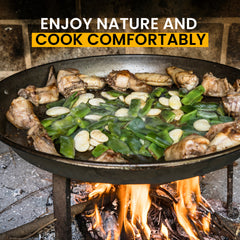 20 in 3-Leg Camping Tripod For Cooking | Tripod Fire Stand