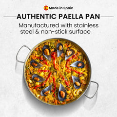 14 in Stainless Steel Pan | 36 cm | 7 Servings