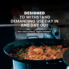 17 in Paella Pan | Professional Induction Cookware | 42 cm | 5 servings