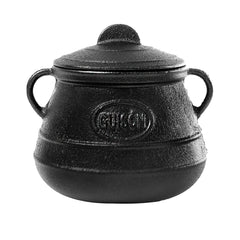 Cauldron Cast Iron | Enameled Coating Oven Pot With Lid| Durable Stock Pot for Dips, Sauces, Guacamole & More | Perfect for Professional and Domestic Use | Single Serving | Mini |