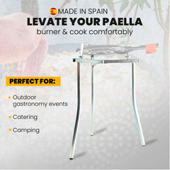 28 in 3-Leg Camping Tripod For Cooking