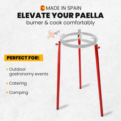 30 in 3 Leg Camping Tripod For Cooking