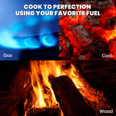 11.8 in 3-Leg Camping Tripod for Cooking | Triangle Campfire Tripod