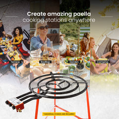 3 Rings Propane Burner for Outdoors | Fits up to 32 Inches Pans