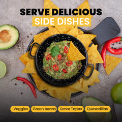 3.94 in Enameled Tapas Pan Set | Nonstick Frying Pan | Pack of 10