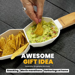 Bamboo Divided Serving Dish