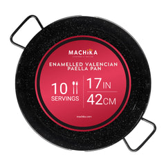 17 In Enameled Steel Paella Pan | 42 cm | 10 Servings