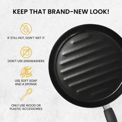 11 in Non-Stick Carmela Grill, Double-Coated