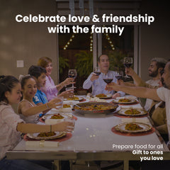 Paella Kit with 18-inch Carbon Steel Pan | 8-16 in Double Ring Paella Burner and Stand Set (10 in) | Perfect for Gastronomic Events, Caterings, Camping | 12 Servings