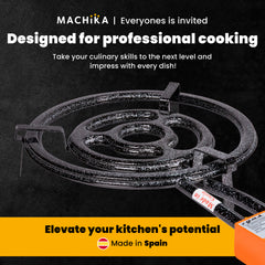 3 Rings Propane Burner for Outdoors | Professional Paella Pan Burner | Fits up to 32 Inches Pans