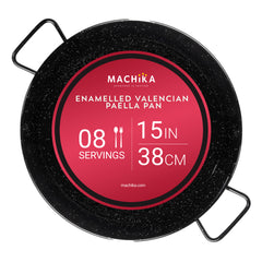 15 In Enameled Steel Paella Pan | 38 cm | 8 Servings