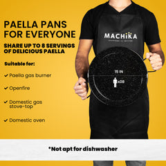 15 In Enameled Steel Paella Pan | 38 cm | 8 Servings