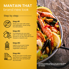 15 in Carbon Steel Pan | 38 cm |3 Servings