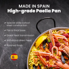 17 in Carbon Steel Pan | 42 cm | 5 Servings