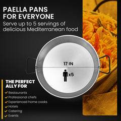 17 in Carbon Steel Pan | 42 cm | 5 Servings