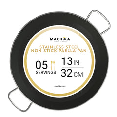 13 in Stainless Steel Pan with Non-Sticking Surface | 32 cm | 5 Servings
