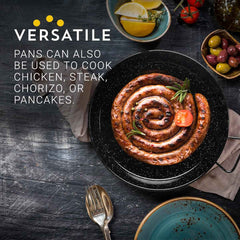 Machika 28 In Enameled Steel Paella Pan 70 cm | 25 Servings - Machika