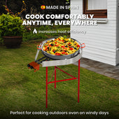 Camp Stove Windscreen | Stainless Steel Cooking Windshield | Stove Windshield for Outdoor Cooking