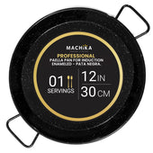 12 in Paella Pan | Professional Induction Cookware | 30cm | 1 servings