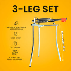 28 in 3-Leg Camping Tripod For Cooking