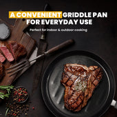 11 in Non-Stick Carmela Grill, Double-Coated