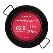 10 In Enameled Steel Paella Pan | 26 cm | 2 Servings