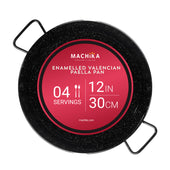 12 In Enameled Steel Paella Pan | 30 cm | 4 Servings