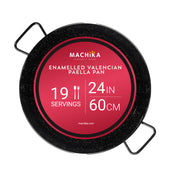 24 In Enameled Steel Paella Pan | 60 cm | 18 Servings